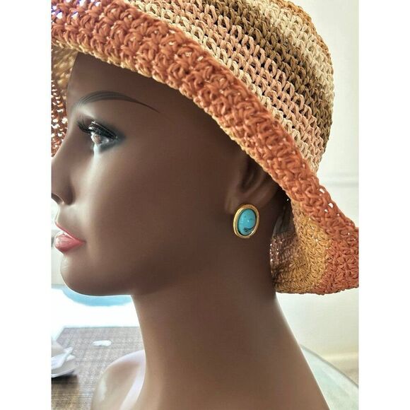 Turquoise Color Earrings - Picture 6 of 6